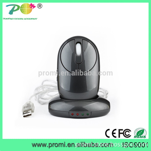 Classic design computer wireless mouse and usb hub combo 2.4G rechargeable mouse with 3ports usb hub